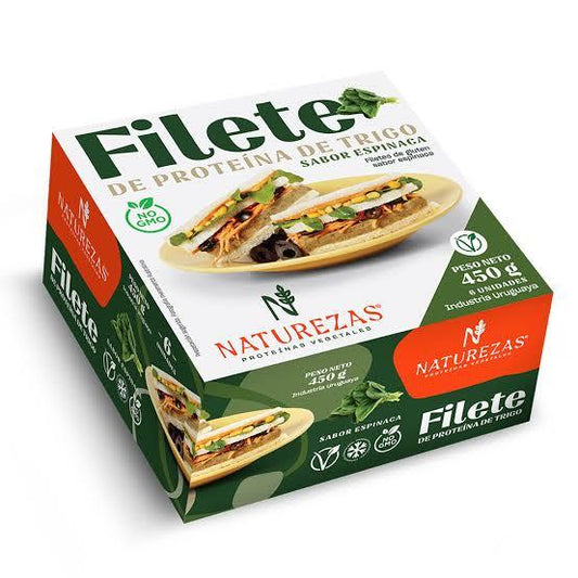 Filete de trigo sabor espinaca 450gr - Naturezas