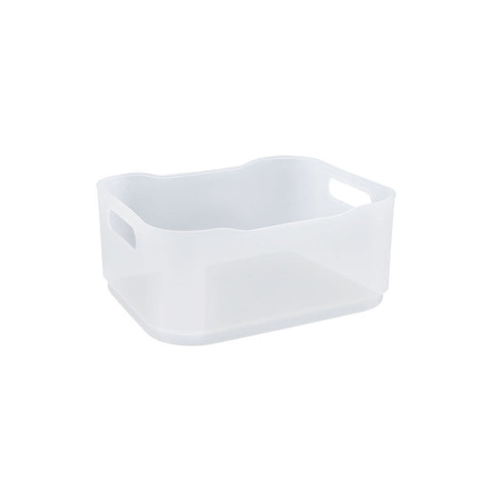 CANASTO PLASTICO RECT 18.5*15*8CM NATURAL COZA