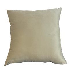 ALMOHADON VELVET 40x40CM NATURAL