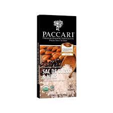 Chocolate negro con sal y nibs 50 g - Paccari