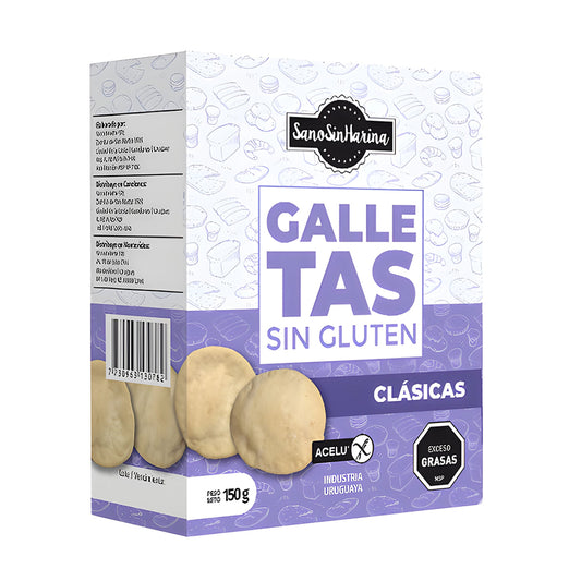 Galletas saladas sin gluten - Autenticas