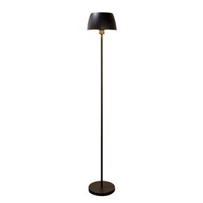 LAMPARA DE PIE D24x150CM BOMBE METAL NEGRO