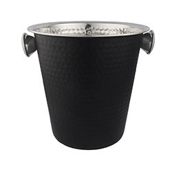 CHAMPAGNERA ACERO INOX 21CM EXTERIOR NEGRO MATE