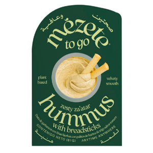 Hummus con FINAS HIERBAS y grisines 81g. - MEZETE