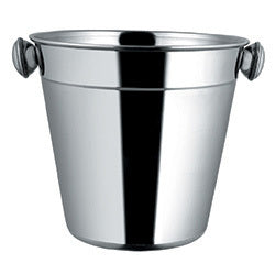 BALDE DE HIELO ACERO MATE D12CM