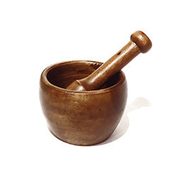 MORTERO MACHACADOR MADERA 13X9CM