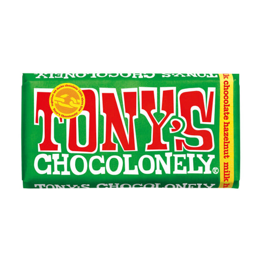 Chocolate con leche y avellanas 180 g - Tonys