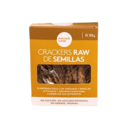 Crackers Raw de Semillas Mercado Verde