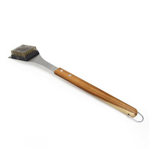 CEPILLO LIMPIADOR ACERO INOX 44CM MANGO MADERA