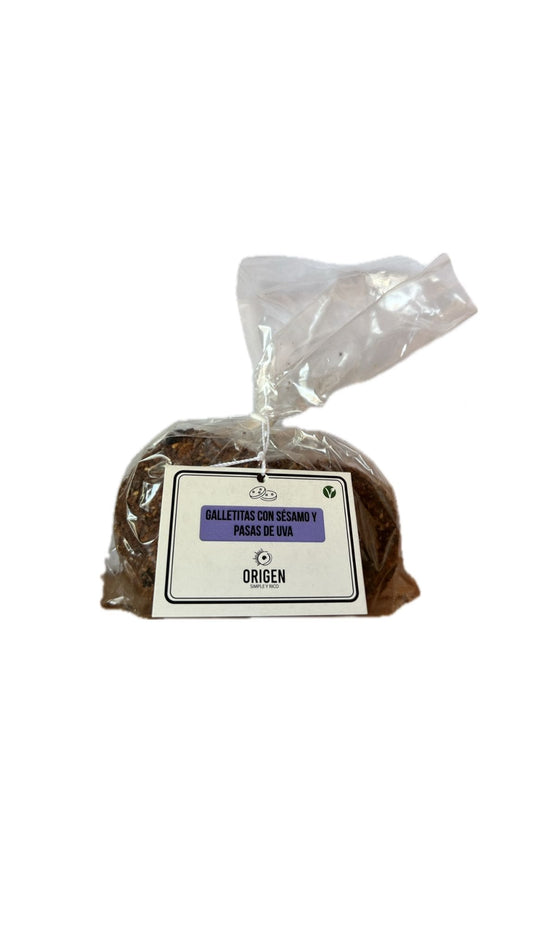 Galletitas sesamo y pasas de uva - Origen