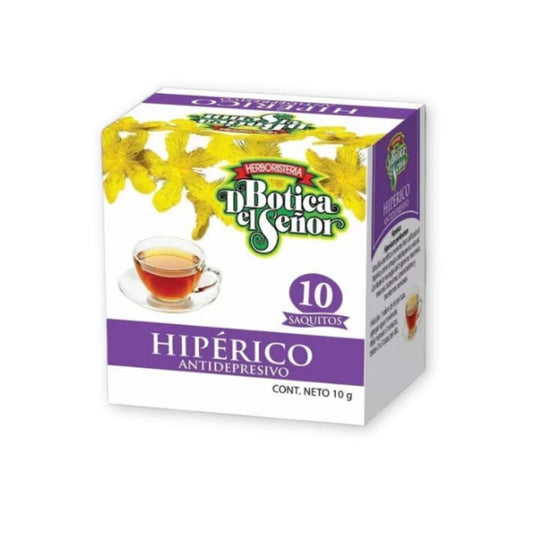 Té Hiperico antidepresivo 10 saquitos- Botica Del Señor