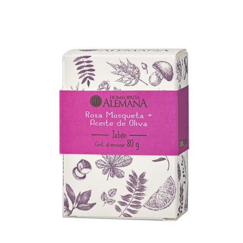 Jabon Rosa mosqueta y aceite de oliva - HA