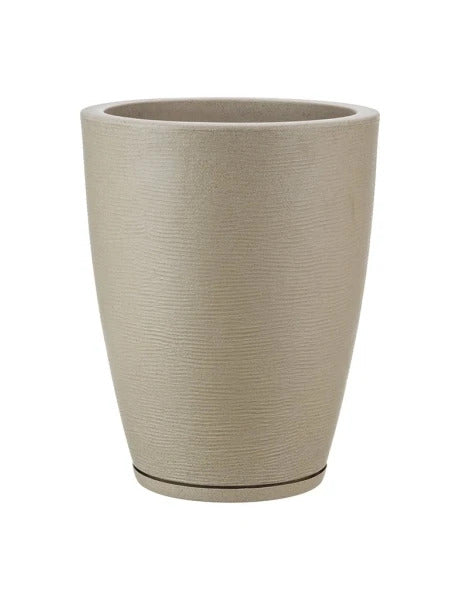 MACETA 29X44CM AMSTERDA GRAPHITO EFEC. PIEDRA BEIGE