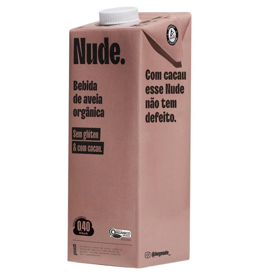 Leche de avena organica con cacao 1 L - Nude