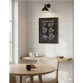 CUADRO 40x50cm MARCO COFFEE GUIDE