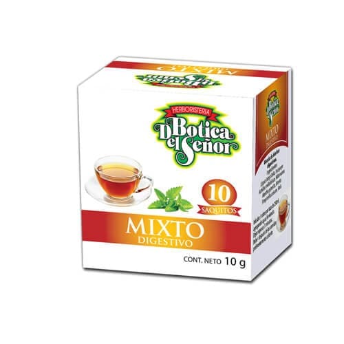Té mixto digestivo 10 saquitos- Botica Del Señor