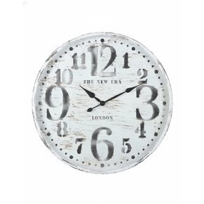RELOJ DE PARED HIERRO D60X6CM BLACK AND WHITE