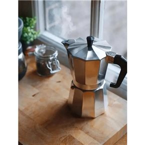 CAFETERA ITALIANA ALUMINIO 600ML 12T PLAT VARENNA