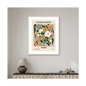CUADRO 40x50cm MARCO FLOWER MARKET PARIS