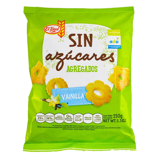 Galletitas vainilla sin azucar - El Trigal