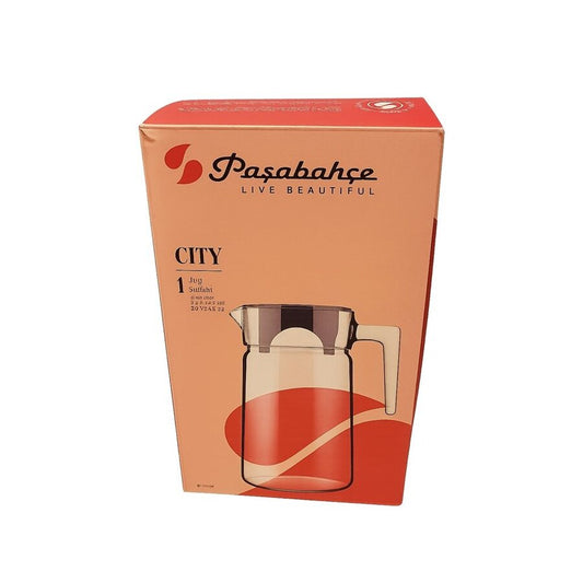 JARRA TAPA AZUL 2000CC CITY PITCHER PASABAHCE