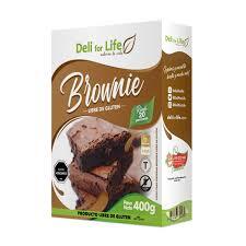Brownie libre de gluten 400g. Deli for life