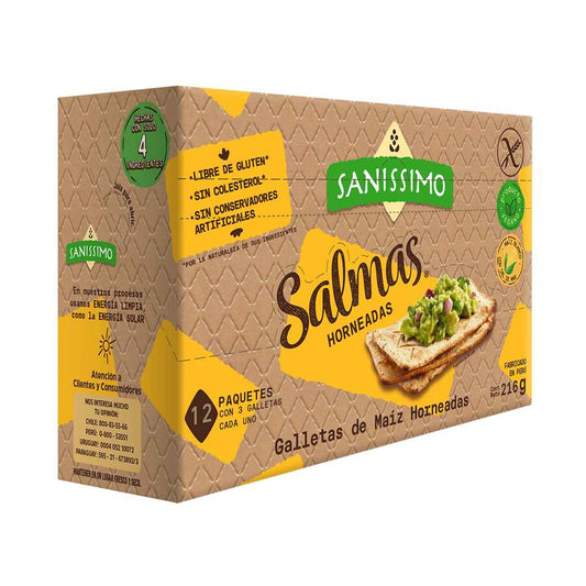Galletas Salmas 216gr - Sanissimo
