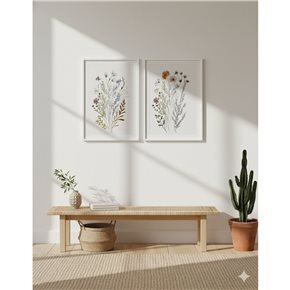 CUADRO CANVAS 40x60cm MARCO RAMO FLORES 2