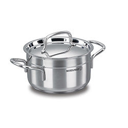 OLLA C/TAPA 2.5L D18x10CM ACERO INOX ALFA KORKMAZ