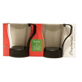 SET X2 MUG 240CC BARISTA PASABAHCE