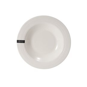 PLATO HONDO PORCELANA D23CM CROFT