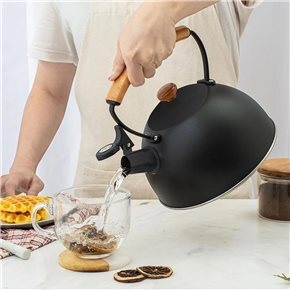 CALDERA 2.5L SILBADOR F.DOBLE M.MADERA LISSY NEGRO