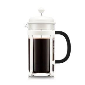 CAFETERA 1LT 8 TAZAS BLANCO JAVA PRESS BODUM