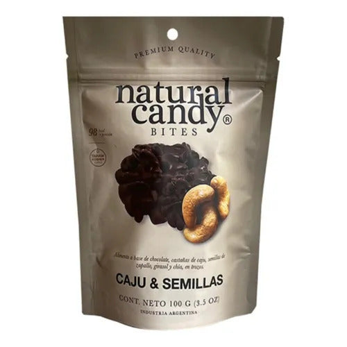 Caju y semillas con chocolate negro - Natural Candy