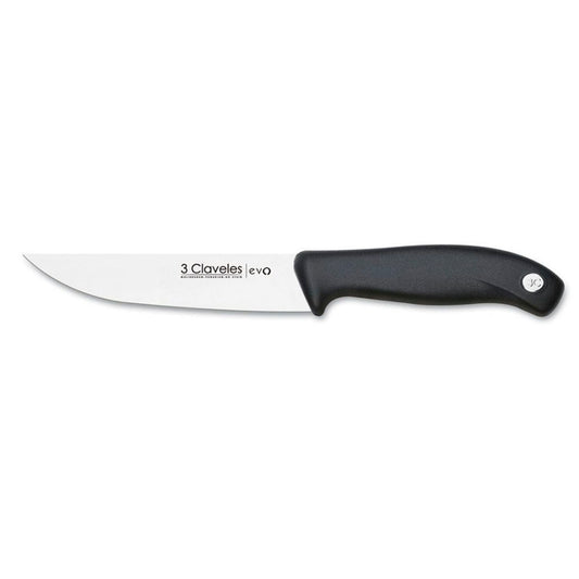 CUCHILLO COCINA 13.5CM CAJA PVC EVO 3 CLAVELES