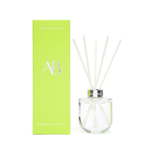 DIFUSOR DE AROMA 200ML LEMONGRASS/GINGER VERDE