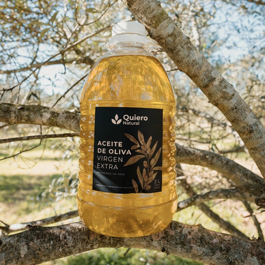 Bidón Aceite de Oliva Virgen Extra 3 litros - Quiero Natural