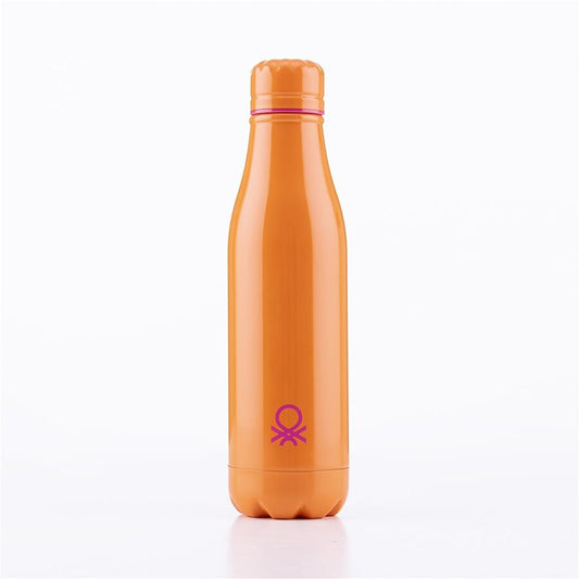BOTELLA 500ML ACERO INOX BENETTON NARANJA