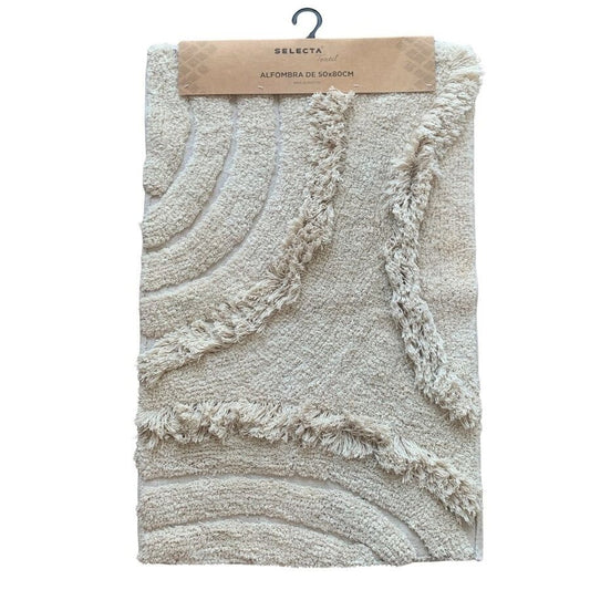 ALFOMBRA FLEECE C/FLECOS 50X80CM CIRCULOS