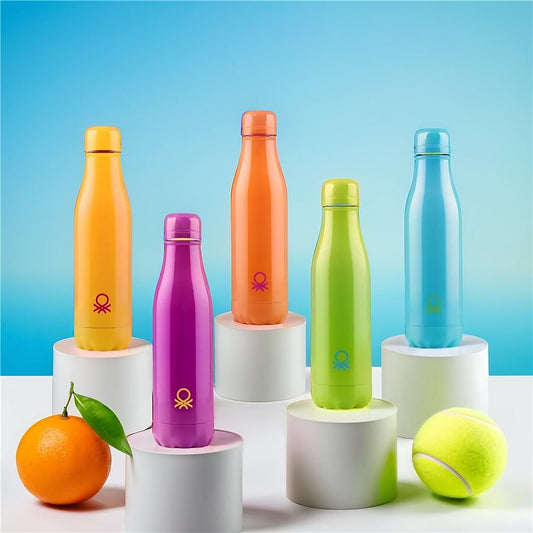 BOTELLA 500ML ACERO INOX BENETTON AMARILLO