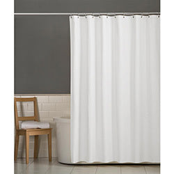 CORTINA DE BAÑO EVA/PE 180X180CM BLANCO