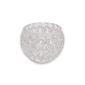 VOTIVO VIDRIO 6x6CM CIRCULOS