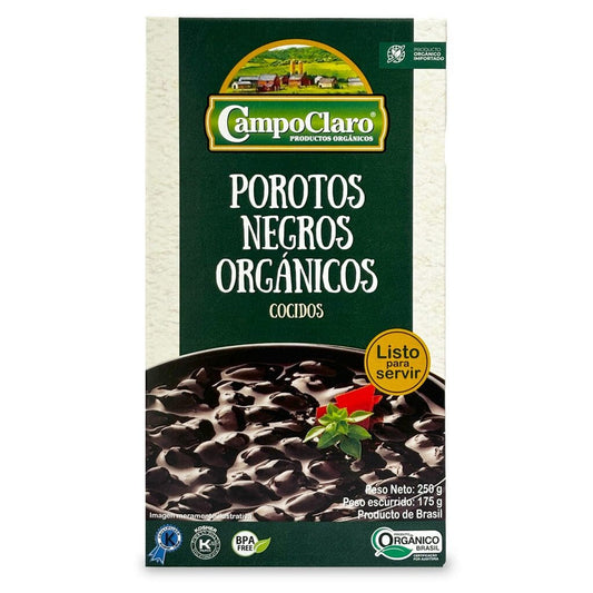 Porotos negros orgánicos - Campo claro