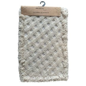 ALFOMBRA RECT 40x60CM DOS TEXTURAS NATURAL