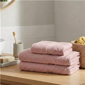 SET X3 TOALLAS 40x70 + 2.70+1.40M ROSA