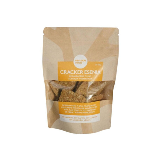 Crackers esenia sarraceno y lino 100g - Prana
