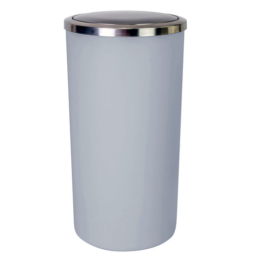 PAPELERA LENOX PLASTICO 35L 30X56CM GRIS