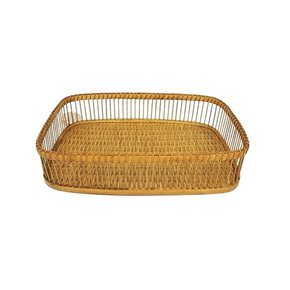 CESTO RECTANGULAR 40x27xH9CMS BAMBU