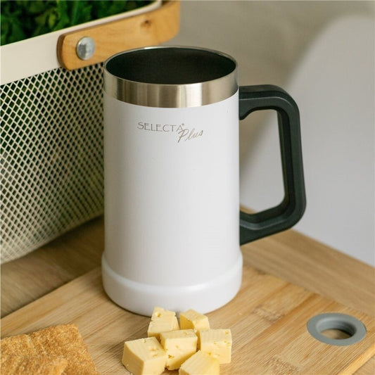 JARRA CERVEZA 700ML DOBLE PARED BLANCO