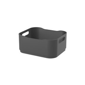 CANASTA PLASTICO 2,9L - 18,5X15X8CM FIT GRIS OSC.